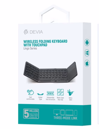 Lingo Series Foldable Wireless Keyboard With Touchpad