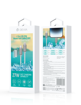 Extreme Speed Series C To L PD 27W Woven Fast Cable (1.5M)